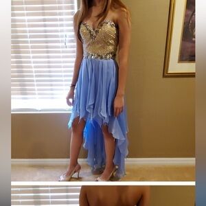 Sherri Hill Homecoming/Prom Strapless Gown Fairy Dress Style Size 6